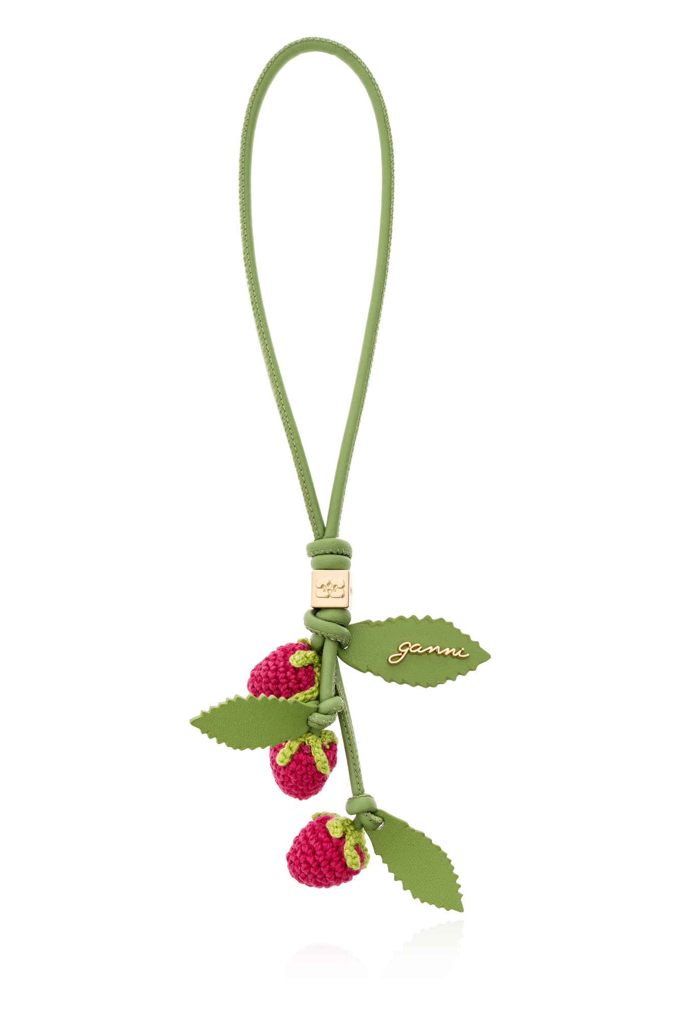 Ganni Bag Charm with Raspberry Motif | Women's | Vitkac